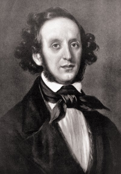 Felix Mendelssohn by Eduard Magnus
